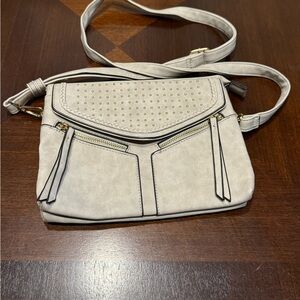Chic Cream Crossbody Bag